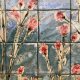 Zestaw kafli ceramicznych "Kwiaty"