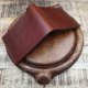 Ręcznie szyty portfel męski ze skóry garbowanej roślinnie.