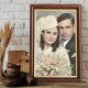 Portret ślubny ze zdjęcia | Monidło | Personalizowany prezent na ślub