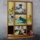 Wall-art z drewna bukowego – inspiracje Hokusai