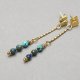 Klejnotki /szmaragdy, turkus, chryzokola/ 2.11.25/ - kolczyki