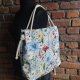 Letnia torebka bucket bag worek w kwiaty