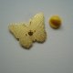 METALOWA EMALIOWANA PIN PRZYPINKA BROSZKA MOTYL MOTYLEK
