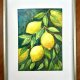 Gałązka cytryny Original Akwarela A4