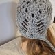 Szydełkowa czapka pajęczyna