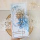 Kartka komunijna, Pamiątka Komunii, prezent "Lovely Day in Blue 2"GOTOWA