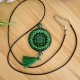 Naszyjnik mandala, czakra serca z awenturynem - Miłość do siebie, współczucie, empatia, harmonia