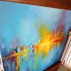 Pejzaż abstrakcyjny-obraz akrylowy formatu 50/60 cm