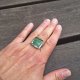 Nefryt - pierścionek regulowany
