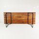 Ławka Model 400, Knoll International, proj. Harry Bertoia, USA, lata 50
