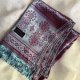 Silk scarf 100 % jedwab elegancki szal- wysoka jakość jedwabiu