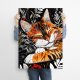 Śpiący kot 3 - grafika na plakacie na A3
