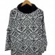 LAURA TORELLI luźny sweter bluzka golf 42 XL