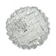 Hillebrand Leuchten 5222 Plafon Splot Ice Glass Niemcy lata 70.