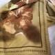 100 % Silk scarf 52 x 162 szal jedwabny ciekawy wzór i złożenie barw