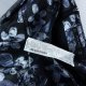 Zara spódnica mini ekoskóra kwiaty / L