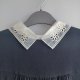 Czarna vintage viscose sukienka New Look 36