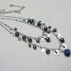 Gypsy disco ball vol.2/sapphire/ - naszyjnik