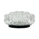 Kryształowy Plafon, kinkiet RZB 32310 Motyw Kwiatowy / Ice Glass, Niemcy lata 70.