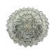 Kryształowy Plafon, kinkiet RZB 32310 Motyw Kwiatowy / Ice Glass, Niemcy lata 70.