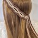 Szydełkowa opaska boho z bawełny – beż i brąz – Handmade