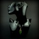 Wisiorek z zielonym jadeitem wire wrapping