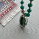 Vintage Native American Turqoise Howlite Necklace ❤ Naszyjnik