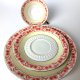 Trio zestaw śniadaniowy Hutschenreuther stara porcelana Arzberg Bavaria z lat 40 XX wieku Vintage