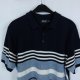 Burton dzianinowa bluzka koszulka polo w paski / L