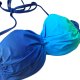LASCANA - GÓRA OD BIKINI 38B - turkus lazur ombre