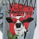 Kurtka Jeansowa - VEGAN ZAWODOWIEC (custom - ręcznie malowana)