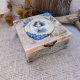 Romantyczne pudełko Vintage Girl – ręcznie zdobione decoupage