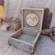 Romantyczne pudełko Vintage Girl – ręcznie zdobione decoupage
