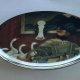 Vintage 90s porcelanowy talerz Lowell Herrero zwierzęta  wiejski styl sielski