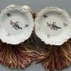 Monbijou Efchenbach Germany ❀ڿڰۣ❀ Baroque Style ❀ڿڰۣ❀ Komplet talerzyków z kostnej porcelany