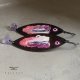 Kolczyki Lilac Rose Fish