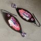 Kolczyki Lilac Rose Fish