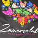 T-shirt damski - Zwierzolub - pieski kotki - wzór folkowy - S