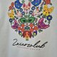 T-shirt damski - Zwierzolub - pieski kotki - wzór folkowy - S