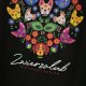 T-shirt damski - Zwierzolub - pieski kotki - wzór folkowy - S