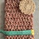 Ręcznie robione etui na telefon lub okulary – Bawełna, Boho Bronze