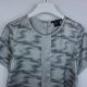 Armani Exchange satynowa bluzka krótkie rękawy / S