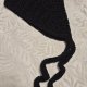 Czarne Bonnet – Ręcznie robiony kapturek na szydełku (Handmade)