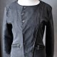 Jeansowa kurtka ramoneska rock XS S