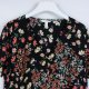 H&M letnia bluzka w kwiatki regulowane marszczenie 16/44