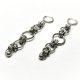 Długie Kolczyki Chainmaille z Kółkami Stal Chirurgiczna Gothic Fantasy