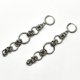 Długie Kolczyki Chainmaille z Kółkami Stal Chirurgiczna Gothic Fantasy