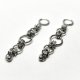 Długie Kolczyki Chainmaille z Kółkami Stal Chirurgiczna Gothic Fantasy