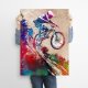Rowerzysta BMX 2 - grafika sportowa na plakacie na A3
