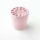 Ceramiczna mała gałka do mebli, lila-róż, wz.9